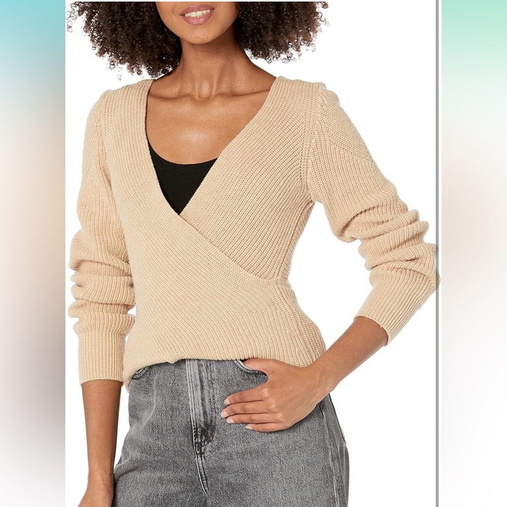 Tome Wool Crossover Sweater